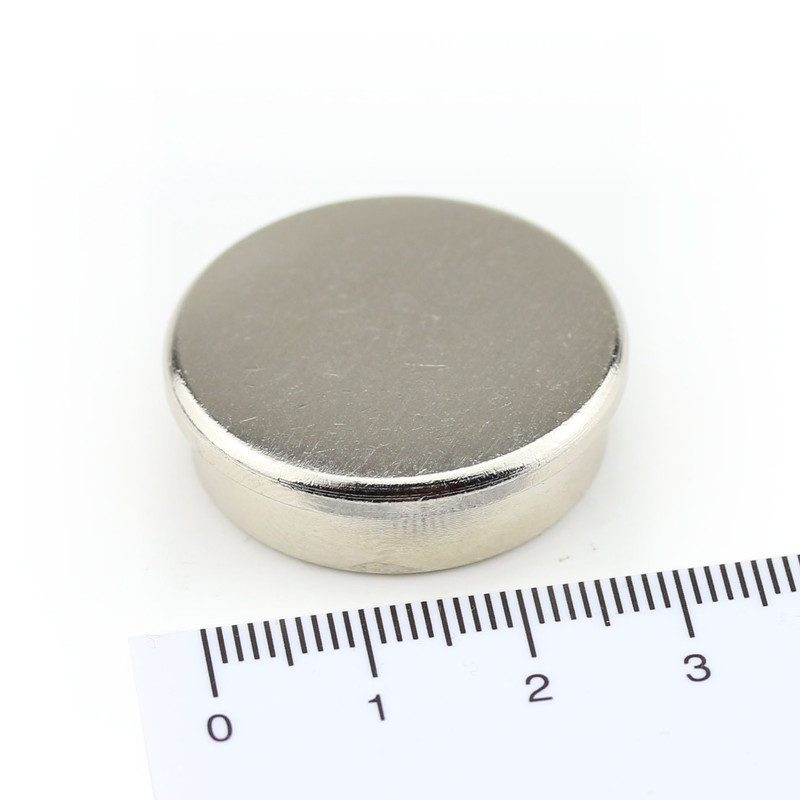 Neodym Memomagnete aus Stahl Ø30x9 mm