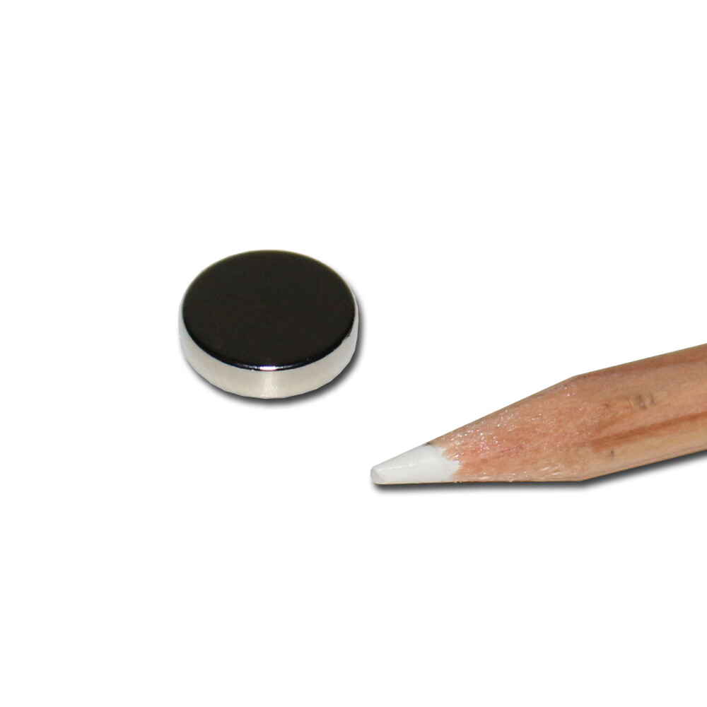50 X Neodym Scheiben Magnet, 4 X 2.5 Mm, Vernickelt, Grade