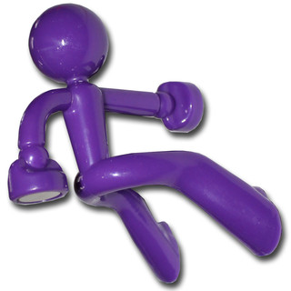 Keyholder Hangman with 2 x Neodymium Magnets different colours! Purple