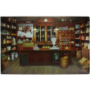 Magnetic pinboard Old Merchants Store 60x40 cm incl. 8...