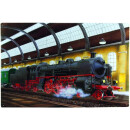 Motiv Magnetpinnwand Dampflokomotive 60x40 cm inkl. 6...