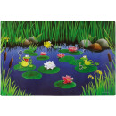 Magnetic pinboard Frog Pond 60x40 cm incl. 8 magnets