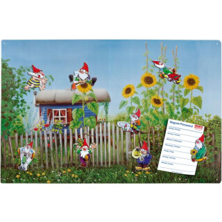 Magnetic pinboard Garden Arbour 60x40 cm incl. 8 magnets