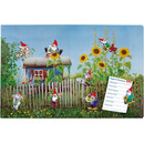 Magnetic pinboard Garden Arbour 60x40 cm incl. 8 magnets