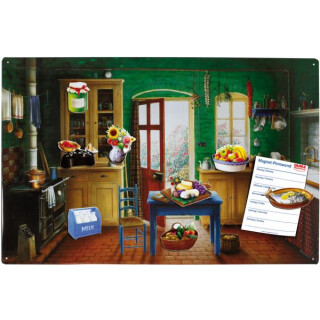 Magnetic pinboard Country House Kitchen 60x40 cm incl. 8 magnets