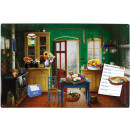 Magnetic pinboard Country House Kitchen 60x40 cm incl. 8...