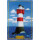 Magnetic pinboard Lighthouse "Roter Sand" 60x40 cm incl. 8 magnets