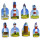 Magnetic pinboard Lighthouse "Roter Sand" 60x40 cm incl. 8 magnets