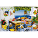 Magnetic pinboard Mediterranean Flair 60x40 cm incl. 8...