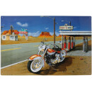Magnetic pinboard Motorbike 60x40 cm incl. 8 magnets