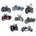 Motiv Magnetpinnwand Motorrad 60x40 cm inkl. 8 Magnete