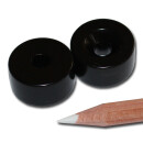 Neodymium magnets 20x5,5x10 with counterbore North NdFeB N40 - pull force 14,5 kg -