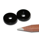 Neodymium magnets Ø14xØ3,5x3 with counterbore North black Epoxy - pull force 3 kg -