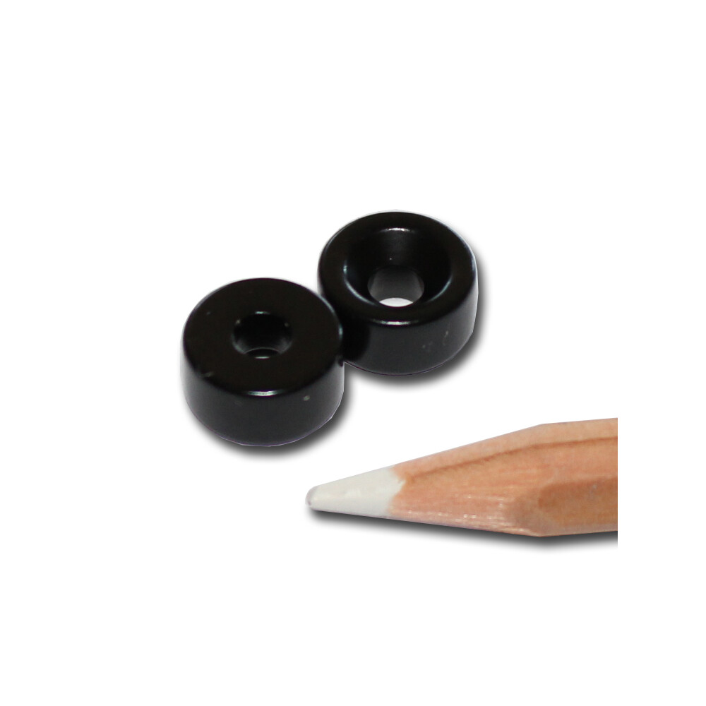 Neodym Magnete 10x3,5x5 mm NdFeB N40 NORD Senkung EPOXY
