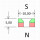 Neodym Magnete Ø10xØ3,5x5 mm NdFeB N40 SÜD Senkung EPOXY