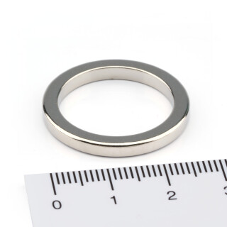 Neodym Ringmagnete Ø27xØ21x3 mm NdFeB N42