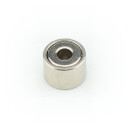 Neodymium flat pot magnets  10 x 7 mm, with internal thread - 1,8 kg / 18 N