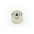 Neodymium flat pot magnets Ø 10 x 7 mm, with internal thread - 1,8 kg / 18 N