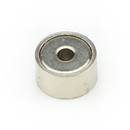 Neodymium flat pot magnets Ø 13 x 8 mm, with...