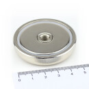 Neodymium flat pot magnets Ø 50 x 10 mm, with...