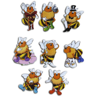 Pinboard Magnets "Bees" Set with 8 pcs.