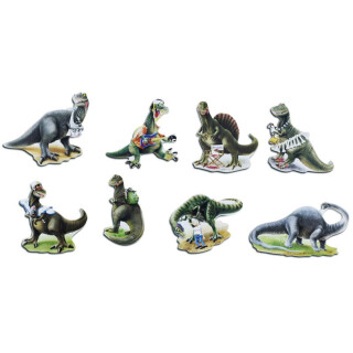 Pinboard Magnets "Dinosaurs" Set with 8 pcs.