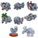 Pinboard Magnets "Elephants" Set with 8 pcs.