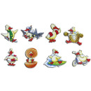 Pinboard Magnets "Ducks" Set with 8 pcs.