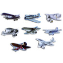 Pinboard Magnets "Historical Aeroplanes" Set...