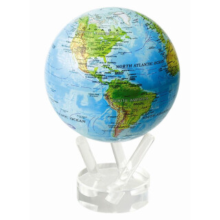 MOVA Globe Magic Floater Reflief Map silently rotating Globe