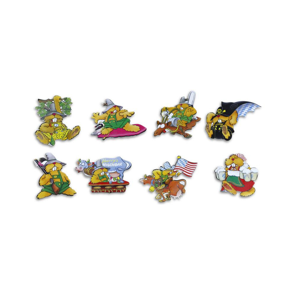 Pinboard Magnets Marmots Set with 8 pcs.