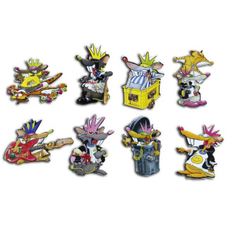 Pinboard Magnets "Punkers" Set with 8 pcs.