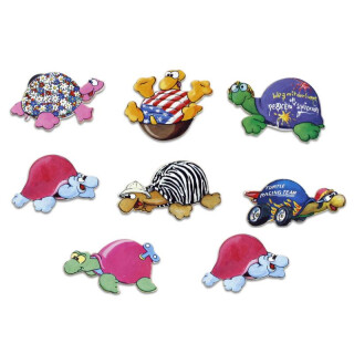 Pinnwandmagnete "Schildkröten" 8er Set Magnetpins