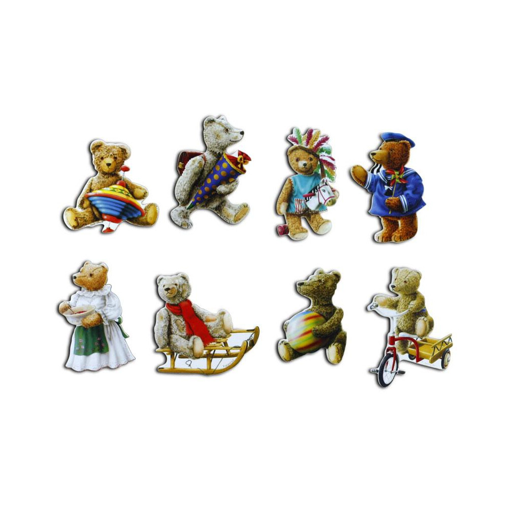 Pinboard Magnets Teddies Set with 8 pcs.
