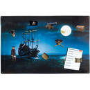 Motiv Magnetpinnwand Piratenschiff 60x40 cm inkl. 8 Magnete