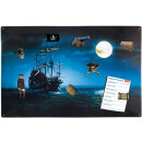 Motiv Magnetpinnwand Piratenschiff 60x40 cm inkl. 8 Magnete