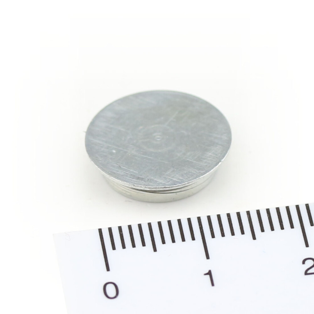 Memo magnet with steel case  15 x 3,5 mm Neodymium