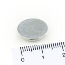 Memo magnet with steel case Ø 15 x 3,5 mm...