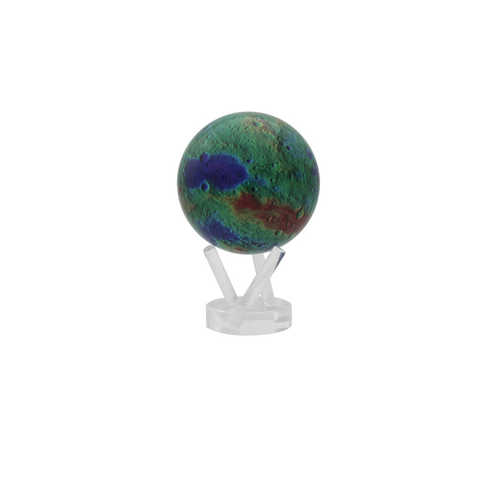 MOVA Globe Magic Floater Asteroid Vesta silently rotating Globe