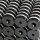 Neodymium magnets Ø18xØ3,5x5 with counterbore North black Epoxy - pull force 8 kg -