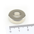 Neodymium ring magnets Ø20xØ8x6 NdFeB N45 - pull force 8 kg -