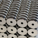 Neodymium ring magnets 20x4x6 NdFeB N45 - pull force 8,5 kg -