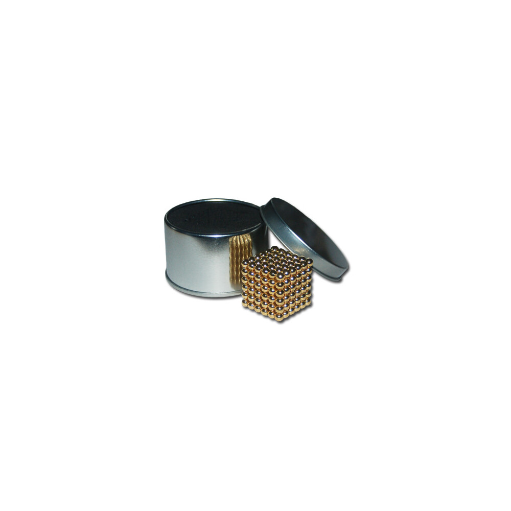 Neocube 216 Neodym Kugel Magnete Magnetkugeln Gold