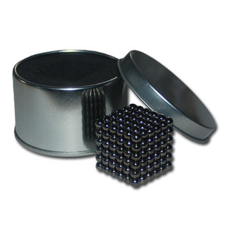 Magnet Cube - 216 Neodymium magnetic balls - Black Nickel