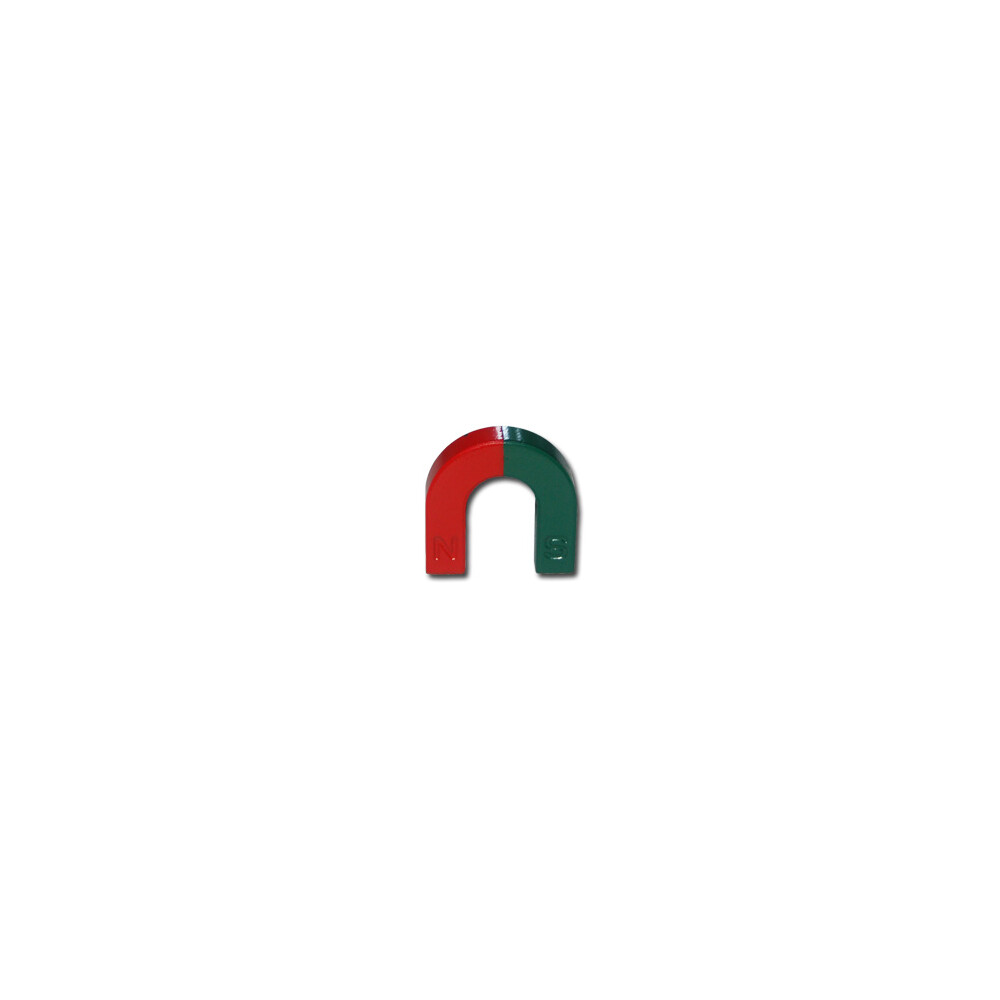 Small U-Shape magnet Ferrite red / green - 30 x 30 x 7 mm
