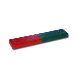 Block magnet Ferrite red / green - 100 x 20 x 6,5 mm