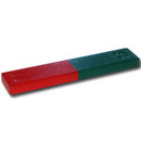 Block magnet Ferrite red / green - 100 x 20 x 6,5 mm
