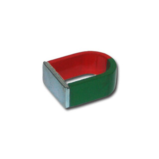 U-Shape magnet AlNiCo red / green - 25 x 20 x 10 mm