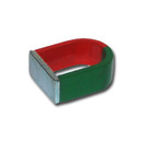U-Shape magnet AlNiCo red / green - 25 x 20 x 10 mm