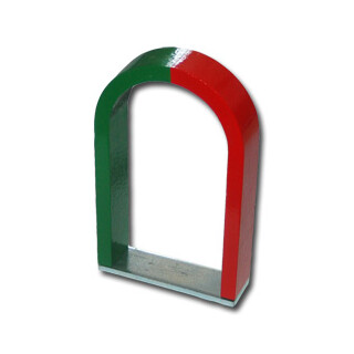 U-Shape magnet AlNiCo red / green - 100 x 63 x 18 mm